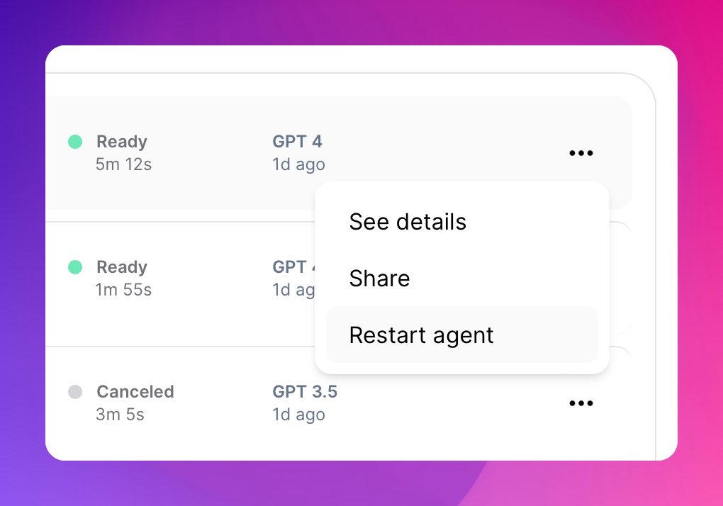 Picture of app interface